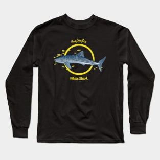 Reefhorse Whale Shark With Pilot Fish Long Sleeve T-Shirt